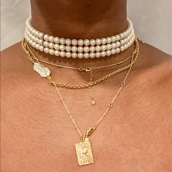 PEARL CHOCKER NECKLACE - Picture 4 of 6